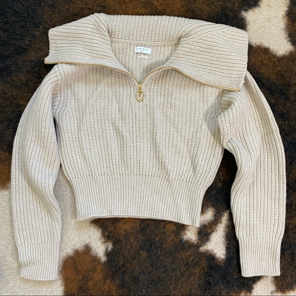 Sandro Paris Emmanuel Zip Up Jumper 